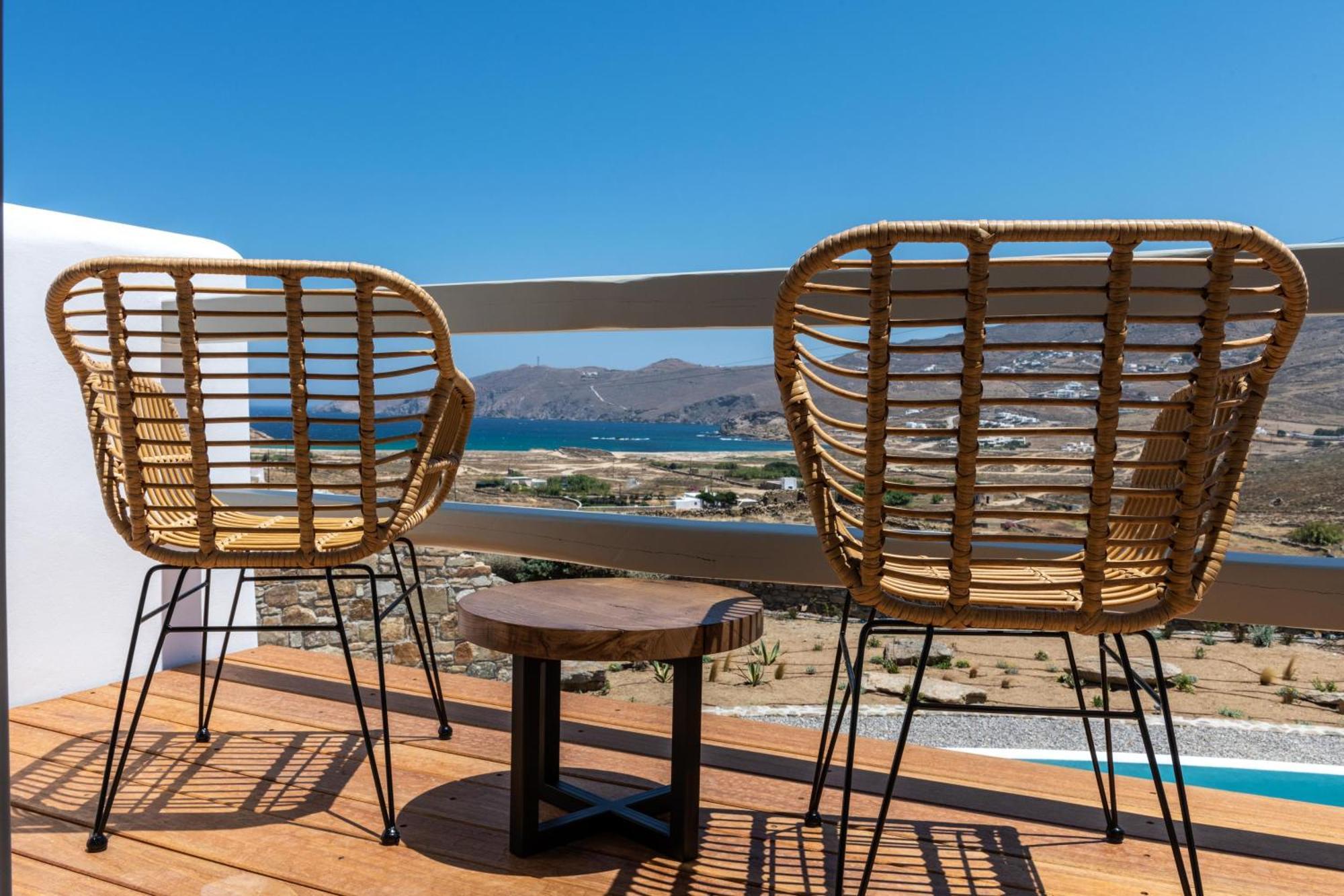 Mykonos Ag Villas In Ftelia Beach Exteriör bild