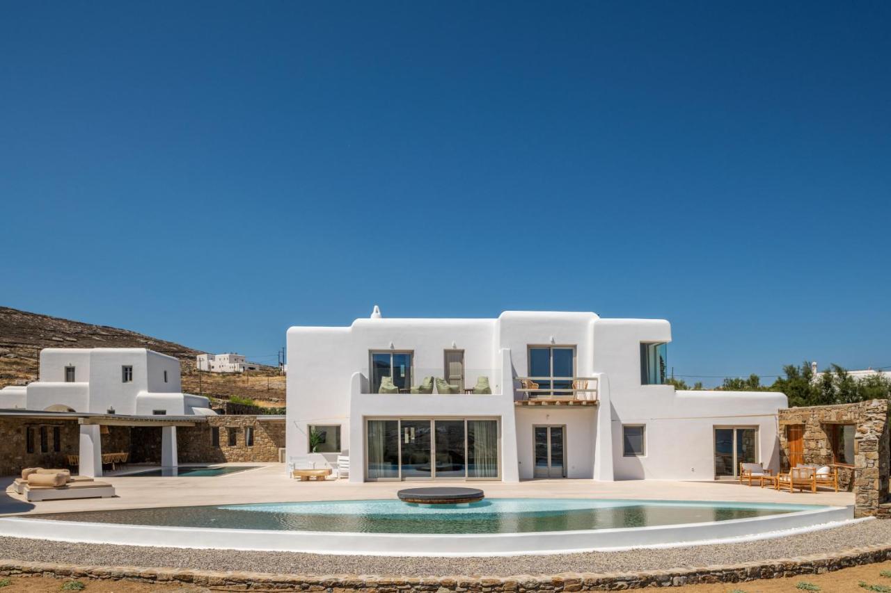 Mykonos Ag Villas In Ftelia Beach Exteriör bild