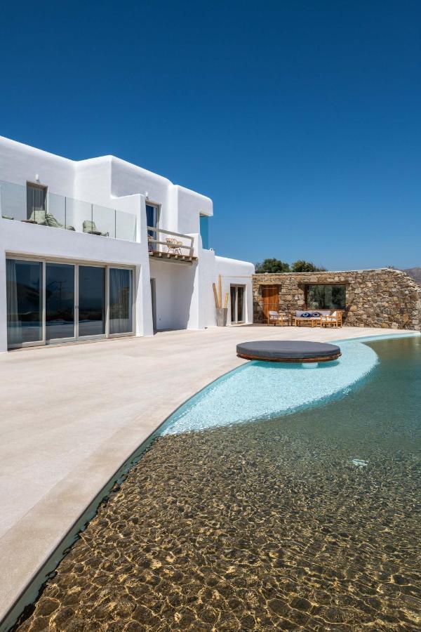 Mykonos Ag Villas In Ftelia Beach Exteriör bild